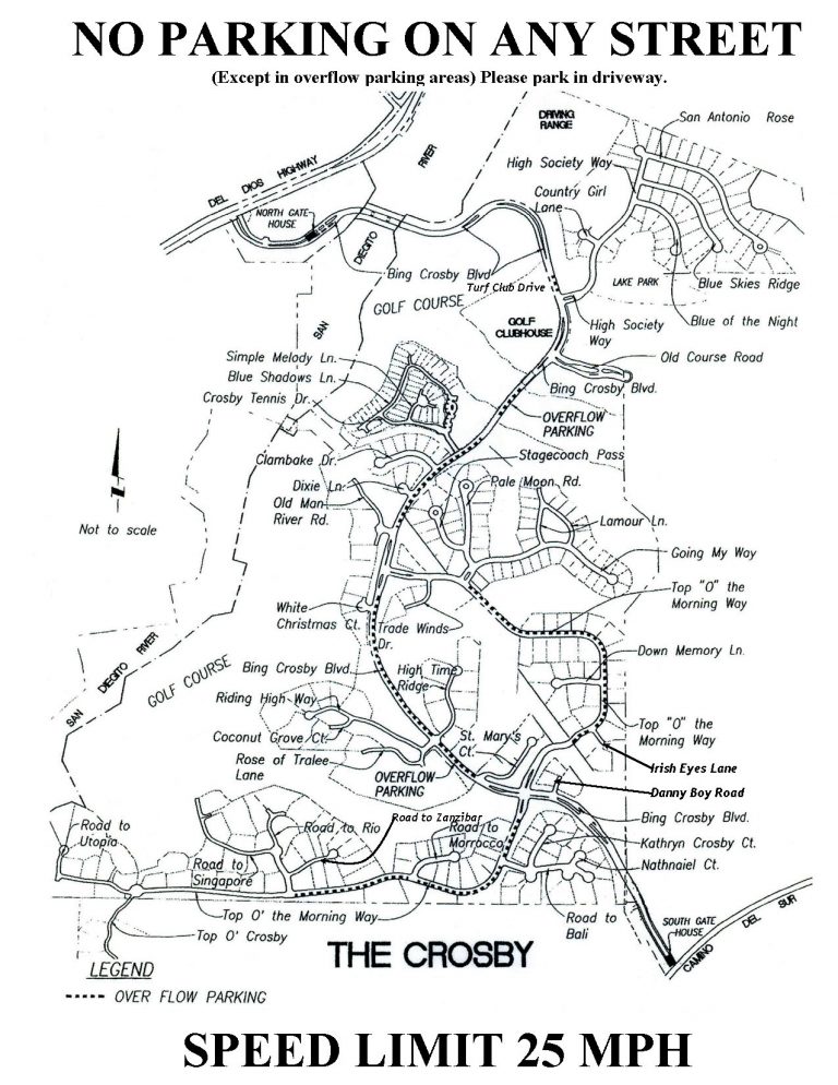 Community Map | Crosby Estate at Rancho Santa Fe